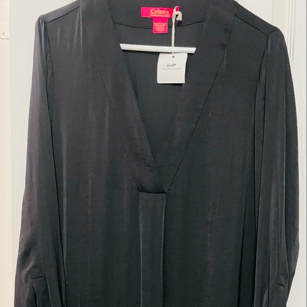 Catherine Malandrino Women's Black Mini Dress Size L - NWT
